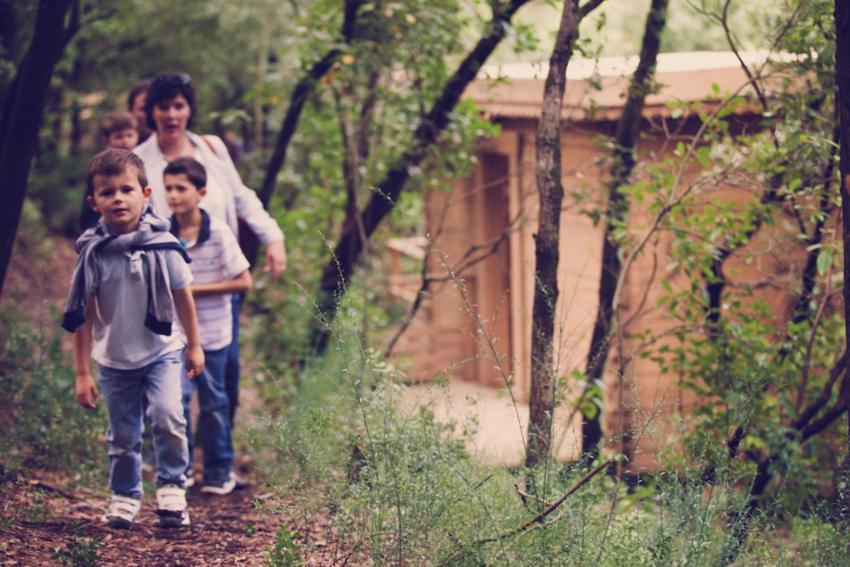 Les Cabanes Dans Les Bois Logis Hotel Villedubert ภายนอก รูปภาพ